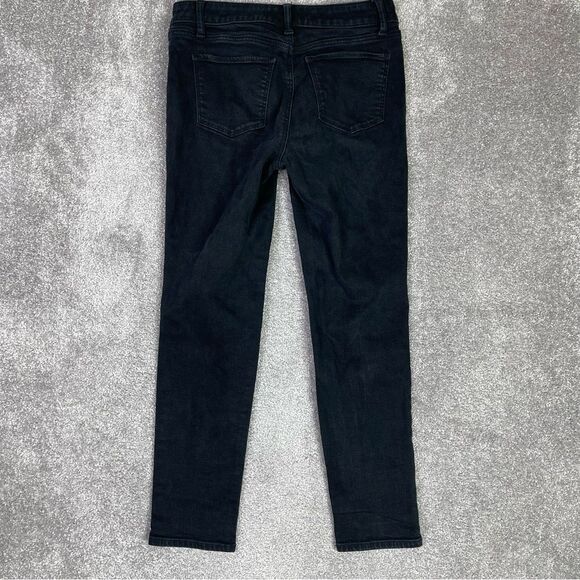 Talbots Jeans Women’s 4 Petite Black Slim Ankle Mid-Rise Stretch - Picture 2 of 11